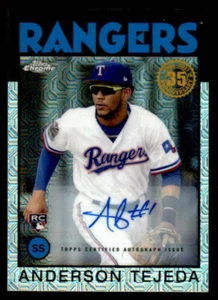 2021 Topps Silver Packs 1986 Anderson Tejeda Rookie Auto #/150 (ref 52648) - Picture 1 of 2