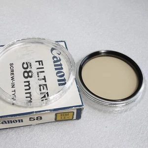 Canon 58mm CCA4 1.5x filter NEW NOS 35mm SLR film DSLR Digital NOS - Picture 1 of 2