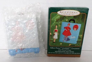 Hallmark Keepsake - Silken Flame Barbie Ornament - Travel Case new in box - Picture 1 of 6