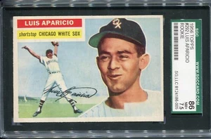 Luis Aparicio 1956 Topps #292 RC Rookie SGC 86 (7.5) NM+ White Sox Hall of Fame - Picture 1 of 2
