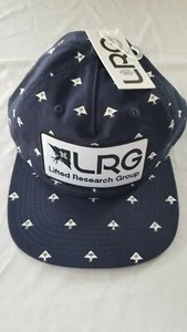 LRG Lifted Research Group Herren blau Snapback Mütze mit bestickten weißen Bäumen Neu mit Etikett - Bild 1 von 6