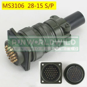 1 szt. nowy na złącze 35-rdzeniowe proste wtyczki lotnicze MS3106A-28-15 S/P - Zdjęcie 1 z 5