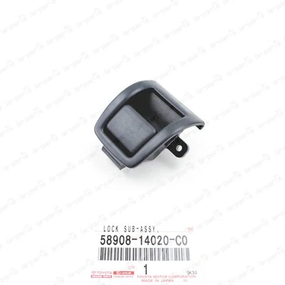 Nuevo Genuino Toyota 93-98 Supra JZA80 MK4 Apoyabrazos Consola Bloqueo Manija Foto 1 de 4