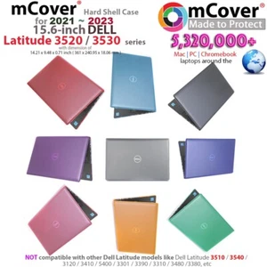 NUEVO estuche rígido mCover® para portátil empresarial Dell Latitude 3520 3530 2021 15,6" - Imagen 1 de 12