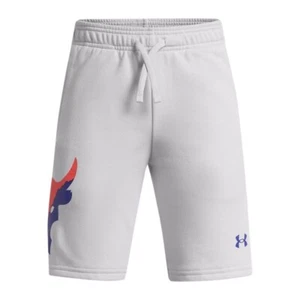 Under Armour Big Boys Project Rock Terry Fashion Shorts Grey Large $45 - Picture 1 of 5