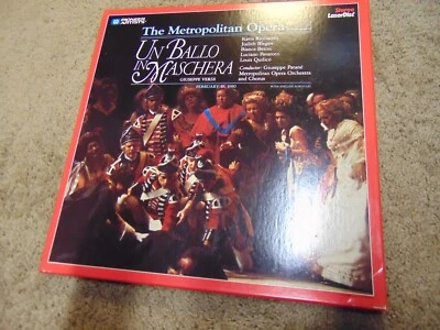 The Metropolitan Opera Un Ballo In Maschera Pioneer Laserdisc 1980 PAVAROTTI - Image 1 of 2