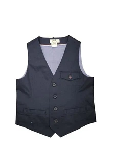 NWT NEW Boss Hogo Boss boys classic navy blue slim Vest And pants 2pc Set 8y - Picture 1 of 4