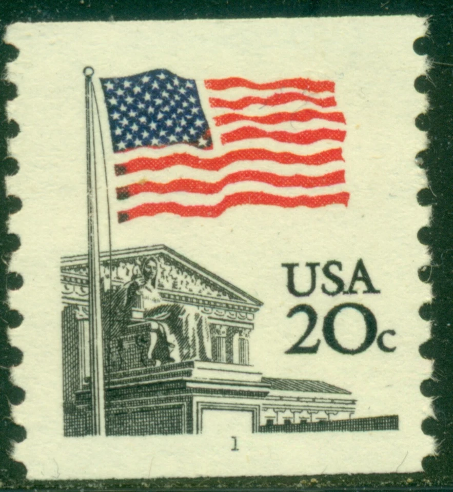 SCOTT # 1895 PLATE # SINGLE, PLATE # 1, 2 MINT, OG, NH, GREAT PRICE! - Image 1 of 1