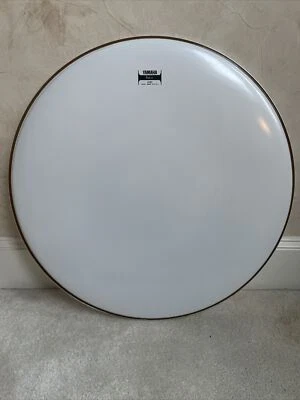 Vintage Yamaha Remo 26” White Bass Drum Head - Made In USA - Image 1 of 4