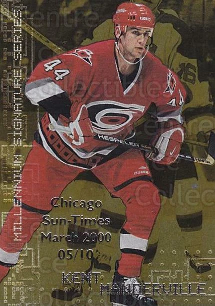 1999-00 BAP Millennium Chicago Sun Times Gold #52 Kent Manderville - Image 1 of 1