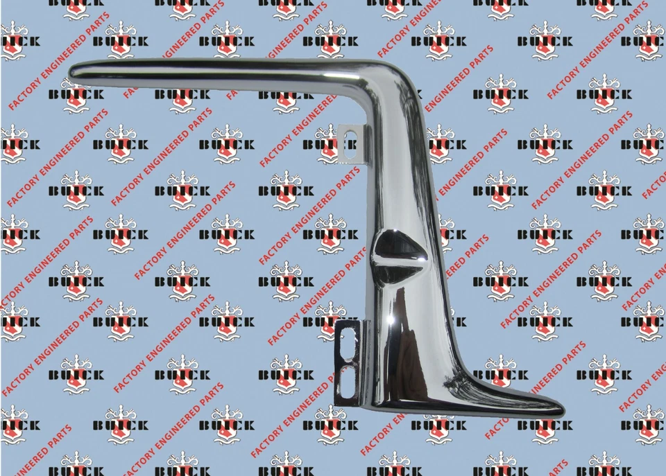 Buick Roadmaster 1956, accesorio protector de puerta de gas. Cromo. OEM #981759 Foto 1 de 4