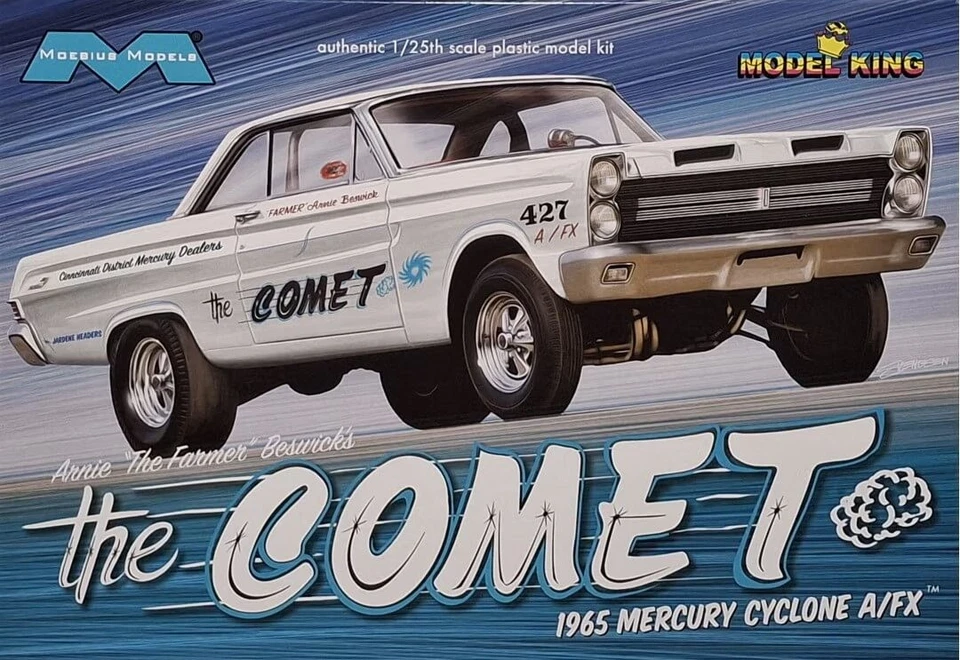 Moebius 1/25 1965 Mercury Cyclone A/FX The Comet kit modelo plástico 1223 Foto 1 de 1
