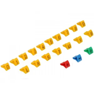 Set di segnacavi 3-6,5mm Numero dei pezzi nel kit 600 H 8mm  ROH - Picture 1 of 2