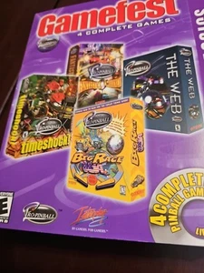 NEW RARE 4 RETRO Pinball VIDEO GAME Classics Windows PC BIG BOX SEALED GAMES CIB - Picture 1 of 4