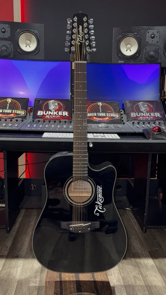 Guitarra Eléctrica Acústica Takamine GD30CE-12 12 Cuerdas, Negra Foto 1 de 4
