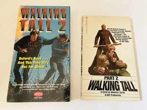 Walking Tall Two 1975 Movie VHS & Movie Tie In Paperback Buford Pusser Lot of 2 - Bild 1 von 5