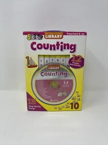 My Take-Along Library Conteggio Numeri di Apprendimento Prescolare Libri CD Set da Viaggio - Foto 1 di 4