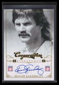 2012 Panini Cooperstown Signatures 69 Dennis Eckersley Auto 102/650 - Picture 1 of 2