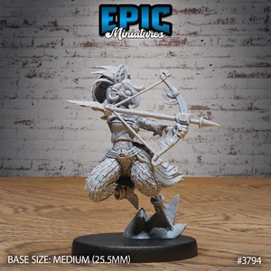 Parrot Bird Folk Female C | Epic Miniatures | RPG Wargaming 3D Printed Miniature - Picture 1 of 2