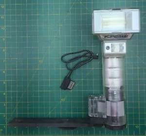New RARE never used transparent Metz 45 CT-5 flash with camera rail and cable - Picture 1 of 7