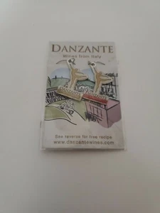 DANZANTE WINES FROM ITALY WINE GLASS CHARMS - Picture 1 of 2