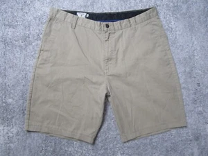Volcom Shorts Mens 38 1991 Corpo Class Chino Biege Bottoms Skateboarding Casual - Picture 1 of 13