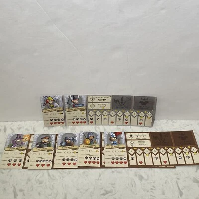 Munchkin Dungeon Board Game CMON Steve Jackson Replacement Dashboard Cards All 7 - Image 1 of 4