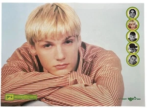 Backstreet Boys Nick Carter Poster Ma'ariv Youth Magazine Hebrew Israel 1997 - Picture 1 of 1