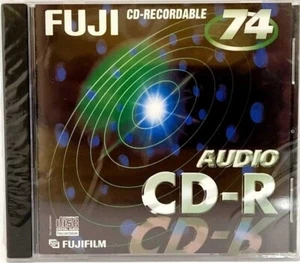 FUJI CD-R Audio 74 Music Blank CD-R 74 min Audio Digital Neuf New Neu Nuovo - Photo 1/2