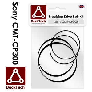 DeckTech® Cinghie di Ricambio per Cassette Deck Sony CMT-CP300 CMTCP300 CMT CP300 - Foto 1 di 3
