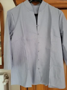 Damenbluse hellblau, Größe 42/44 neu - Bild 1 von 3