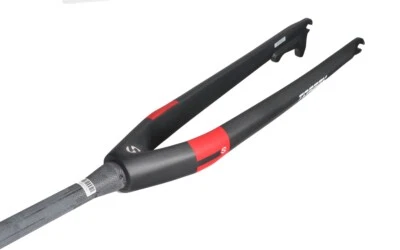 TOSEEK Carbon Fiber Bike Fork Tapered Tube Disc Brake Rigid MTB Fork 26/27.5/29" - Image 1 of 4