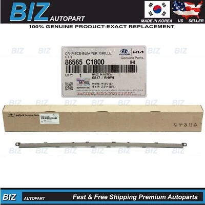 Genuine Front Bumper Lower Center Molding for 2018-2019 Sonata 86565-C1800 - Image 1 of 4