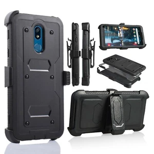 For LG STYLO 5 Full Body Rugged Holster Defender Armor Case + Built in Screen  - Picture 1 of 63