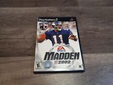 Madden NFL 2002 PS2 PlayStation 2 + Reg Card - Complete CIB