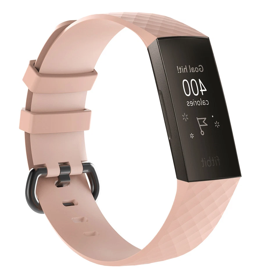2x Correa de reloj deportiva suave correa de silicona pulsera para Fitbit Charge 3/Charge 4 Foto 1 de 4