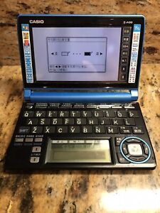 Chinese Language - English Dictionary E-A99 by Casio Blue with Case