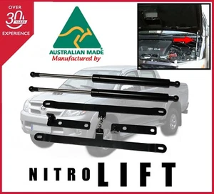 FRONT BONNET GAS STRUT DAMPER LIFT CONVERSION KIT FOR TOYOTA HILUX 05-12 DIESEL - Picture 1 of 1
