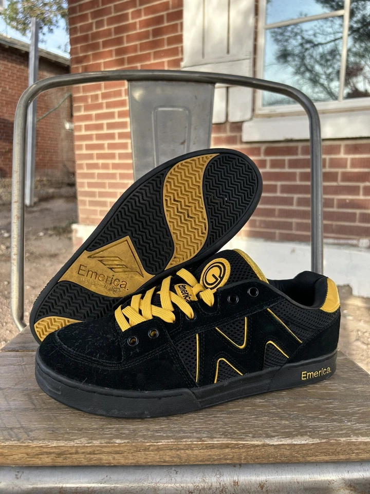 Vintage Emerica 2008 Marc Johnson OG One 1 Skateboarding Shoes Sk8 Pro Model - Image 1 of 4