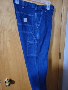 Jeans Carhartt Carpenter's 382-83 Uomo Taglia 46x32 Buone Condizioni  - Foto 1 di 7