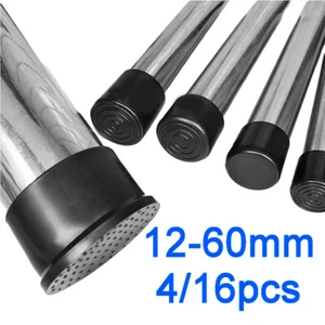 4/16pcs Round PVC Chair Feet Pad Anti Scratch Floor Protector Table Leg End Cap - Picture 1 of 8