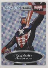 2020 Upper Deck Marvel Ages Decades 2000's Captain America #D10-8 07r2