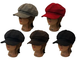 Cappello Berretto Donna Uomo Donna 6 Pannelli Applejack Newsboy Gatsby Guida Delux - Foto 1 di 13