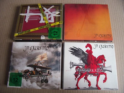 4 x In Extremo - Sterneneisen, Kunstraub, Sängerkrieg, Kein Blick zur / Digipaks - Bild 1 von 2