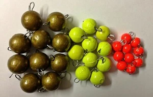 30 Jigkopf Bleikopf Bleikugel für Gummifische Angelblei Cheburaschka Jig Mix - Bild 1 von 9