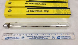 75T10/45 Showcase Lightbulb GE# 17754 T10 120V 75W Medium E26 Base 2-pcs - Picture 1 of 5