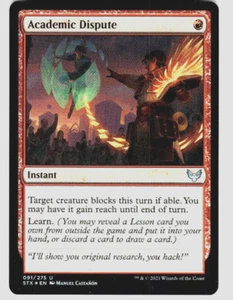 MTG Strixhaven: School of Mages Academic Dispute Foil 091/275 - Picture 1 of 1