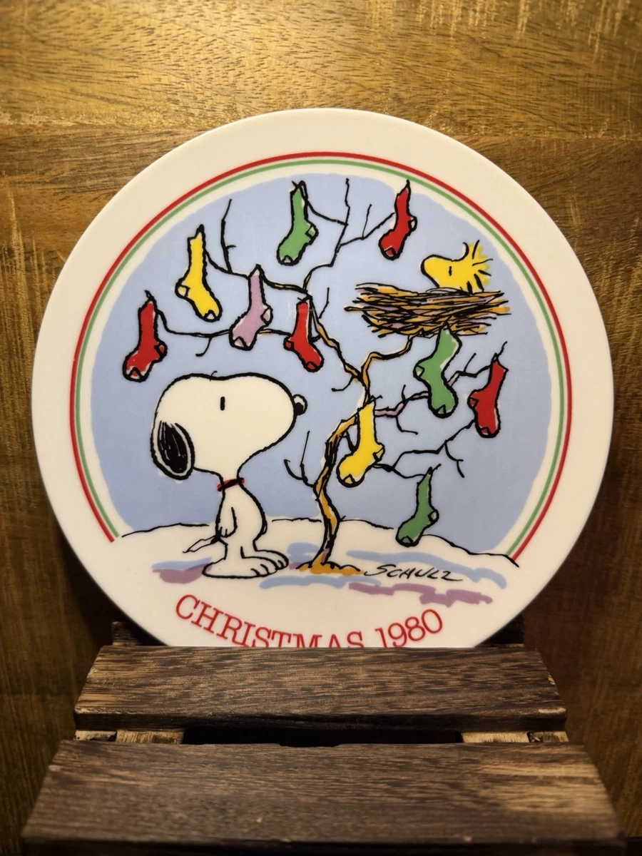 Peanuts Christmas Plate In Schmid Collectibles for sale | eBay