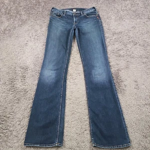 Silver Jeans Damen 32 Boot Cut Stretch Dark Wash Denim Low Rise Toni 29x36 - Bild 1 von 14