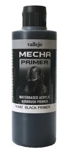 VAL74642 - AV Vallejo Mecha Color 200ml - Black Primer - Picture 1 of 1